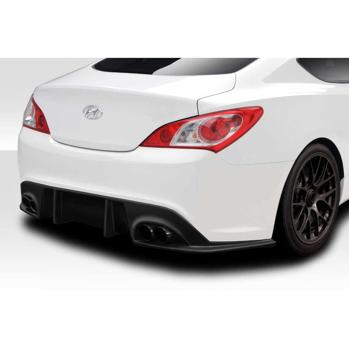 Modify your Genesis G70 2010 with our Exterior/Diffusers - Rear view angle of the car part