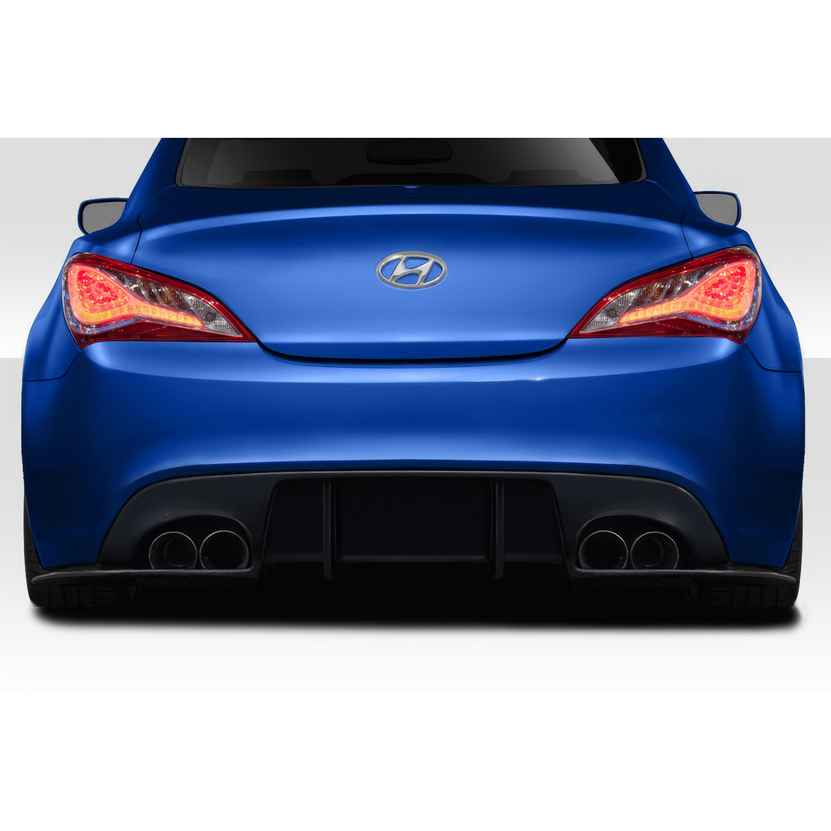 Modify your Genesis G70 2010 with our Exterior/Diffusers - Rear view of vehicle at eye level angle