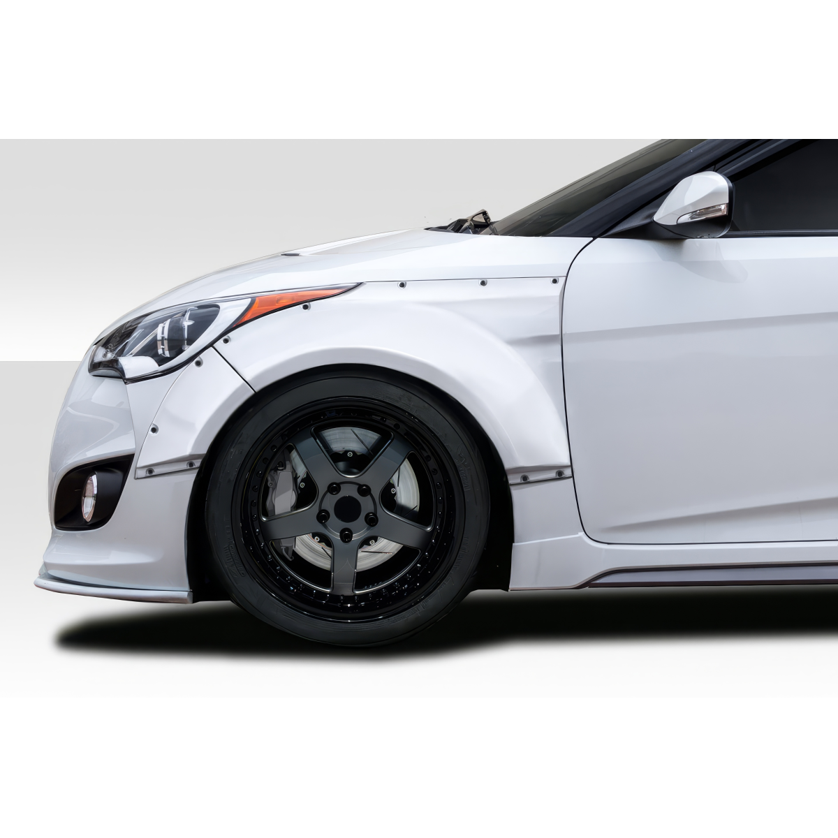 Modify your Hyundai Veloster 2012 with our Exterior/Fenders - Angle shows the right side of the vehicle