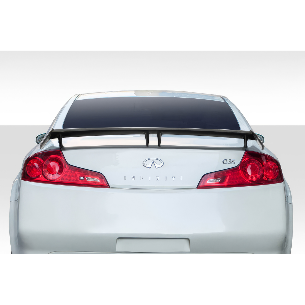 Modify your Infiniti G35 2003 with our Exterior/Wings - Rear view angle of the Infiniti G35 car