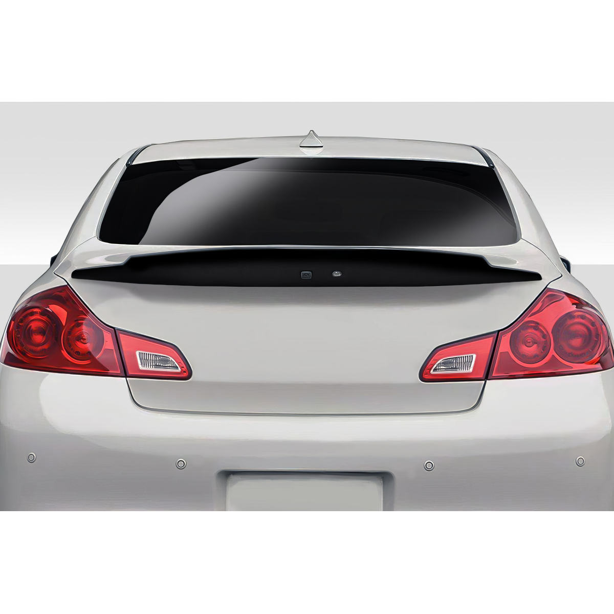 Modify your Infiniti G35 2007 with our Exterior/Wings - Rear view angle of the Infiniti G35 car