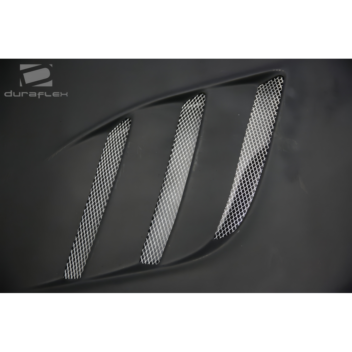 Modify your Subaru BRZ 2013 with our Exterior/Hoods - Part viewed from a slight angle showing mesh grills