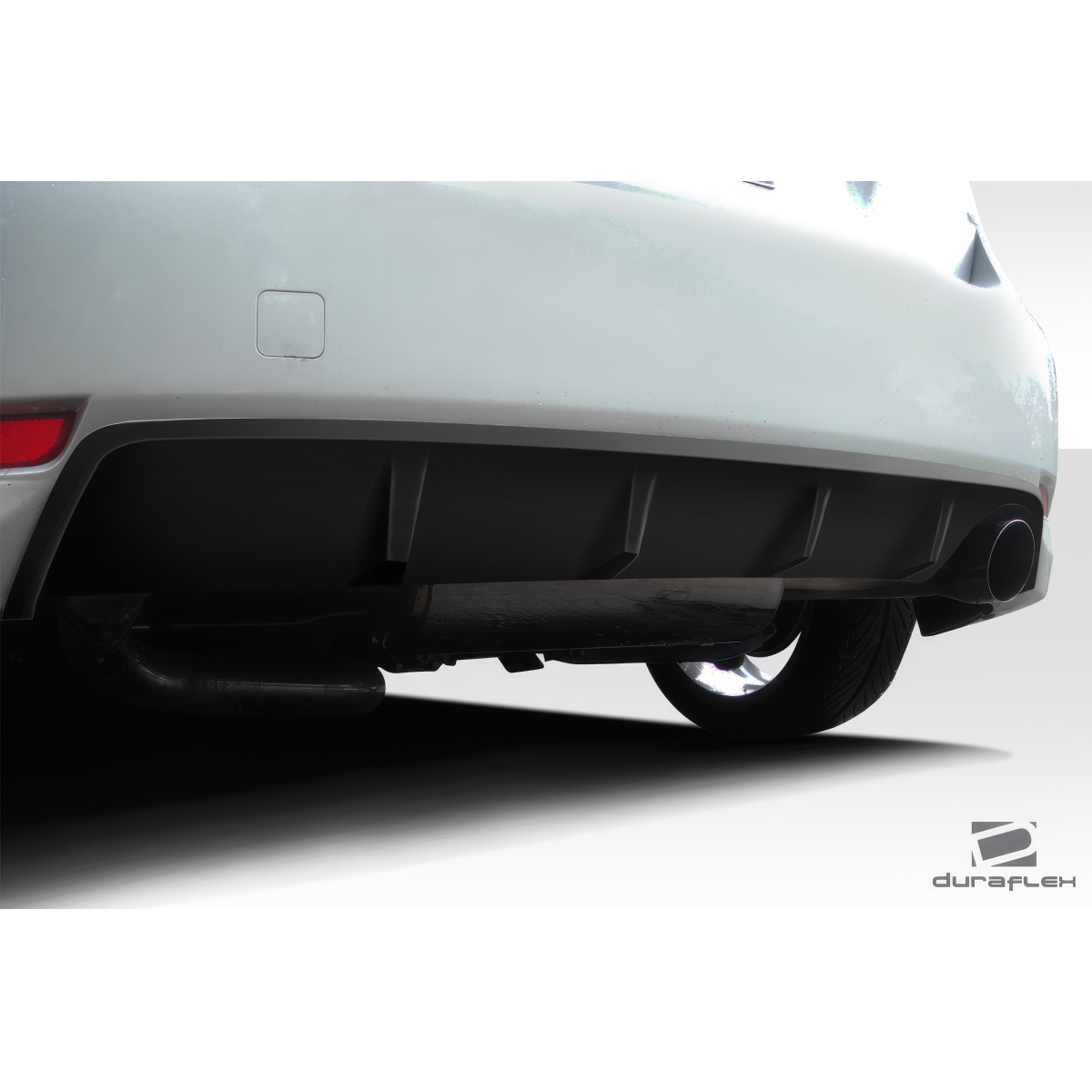 Modify your Subaru Impreza 2008 with our Exterior/Diffusers - Low angle view of rear diffuser on Subaru Impreza