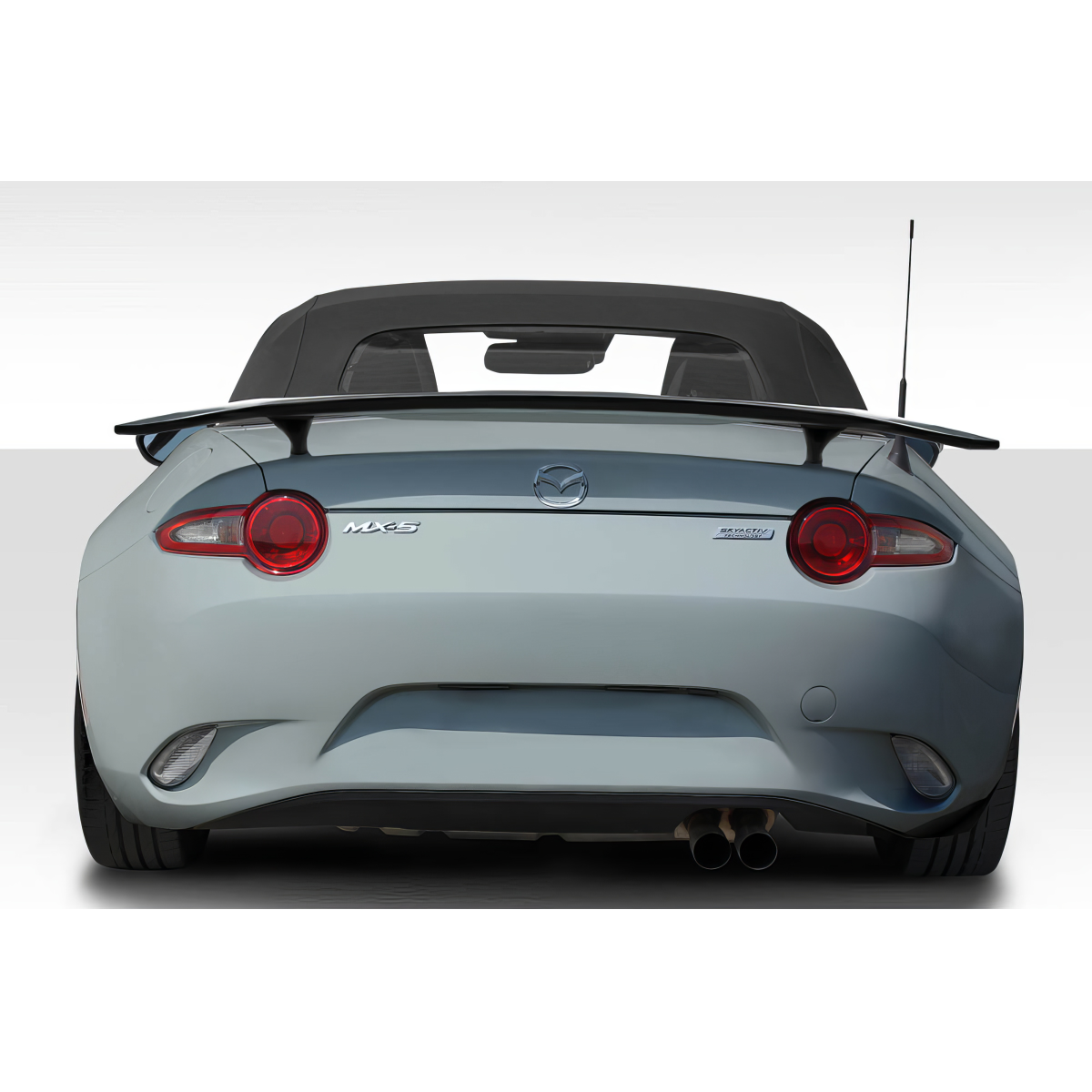 Modify your Universal   with our Exterior/Wings - Rear view angle of a sports car