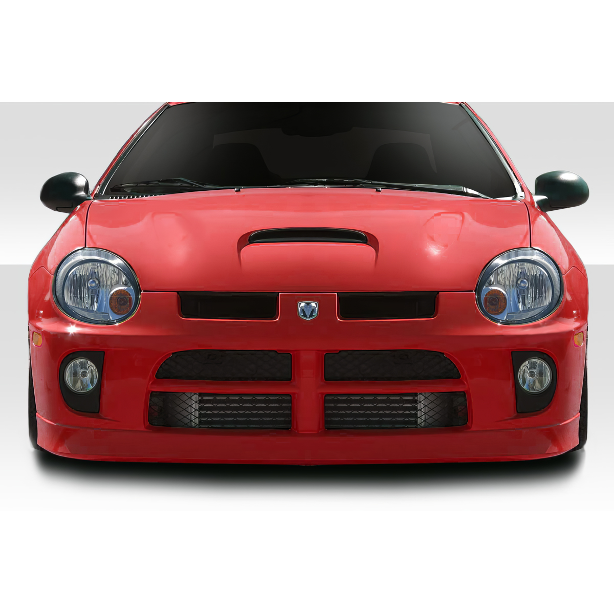 Modify your Dodge Neon 2003 with our Exterior/Front Bumpers or Lips - Front view of a 2003-2005 Dodge Neon SRT4 bumper