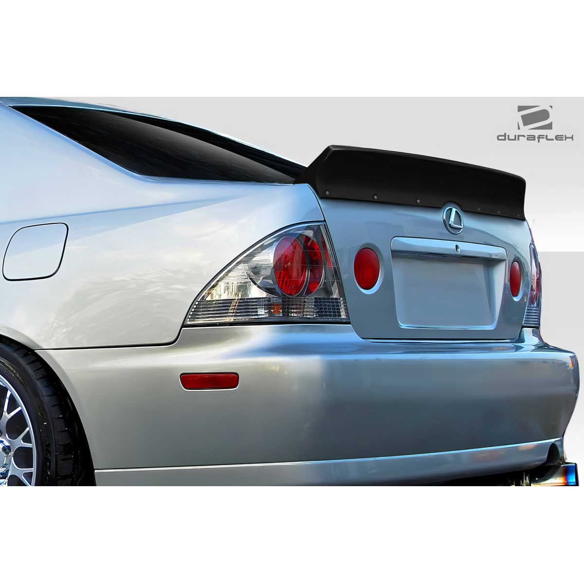 Modify your Lexus IS Series 2000 with our Exterior/Wings - Rear angle featuring the wing spoiler design