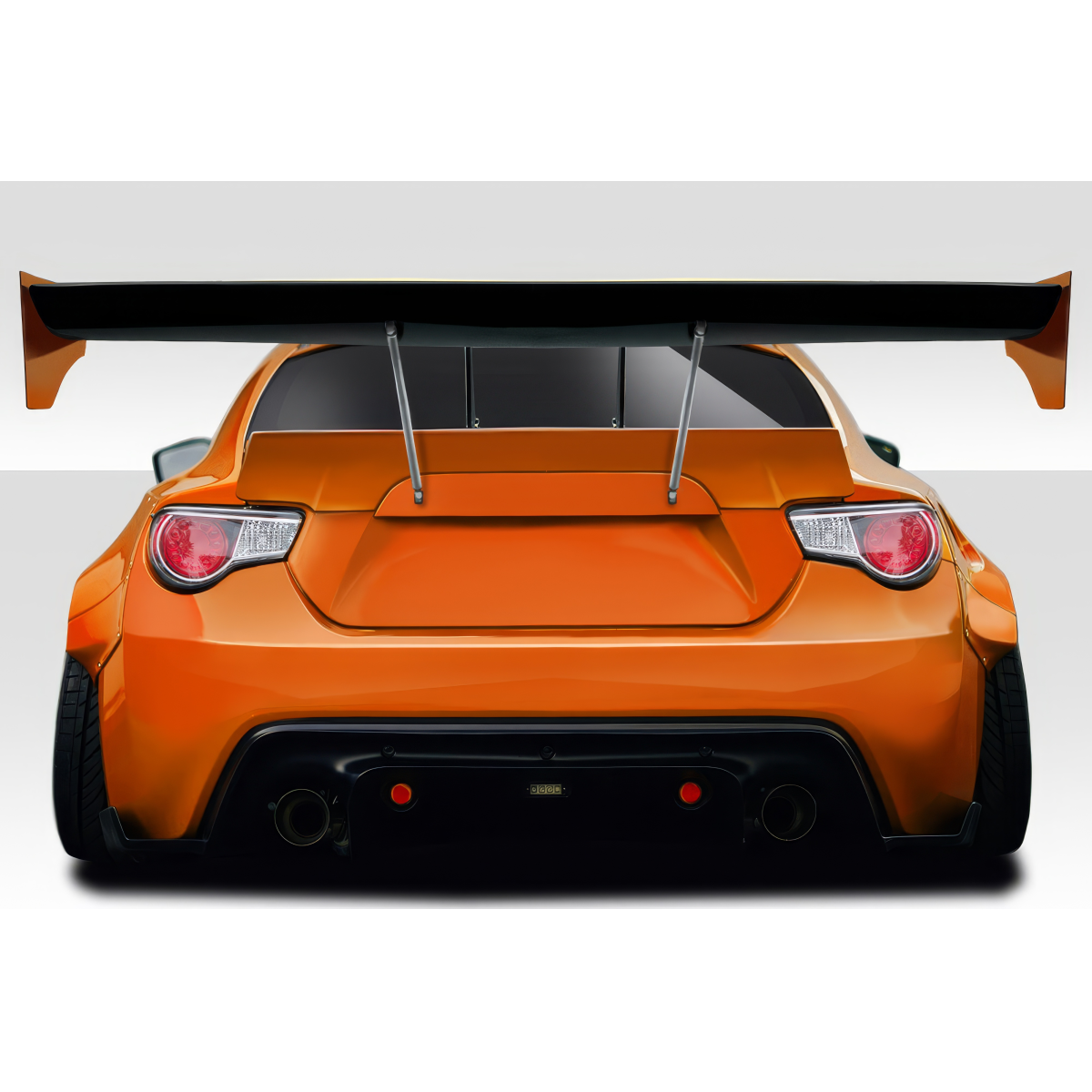 Modify your Subaru BRZ 2013 with our Exterior/Wings - Rear view highlighting prominent wing design