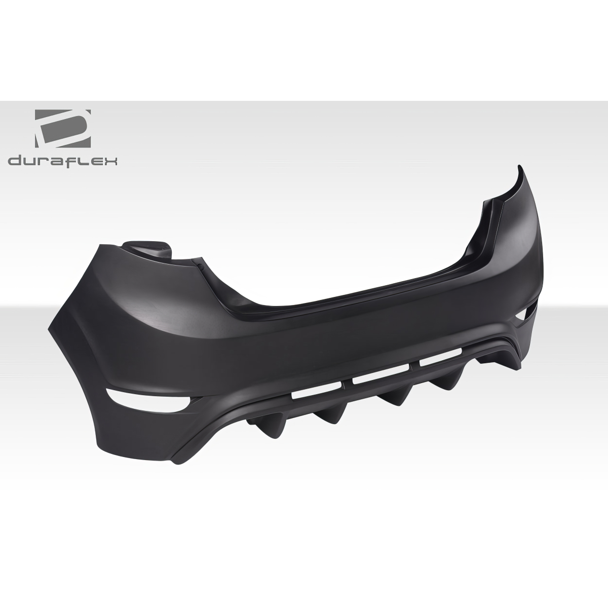 Modify your Ford Fiesta 2014 with our Exterior/Rear Bumpers or Lips - Side angle view of rear bumper part