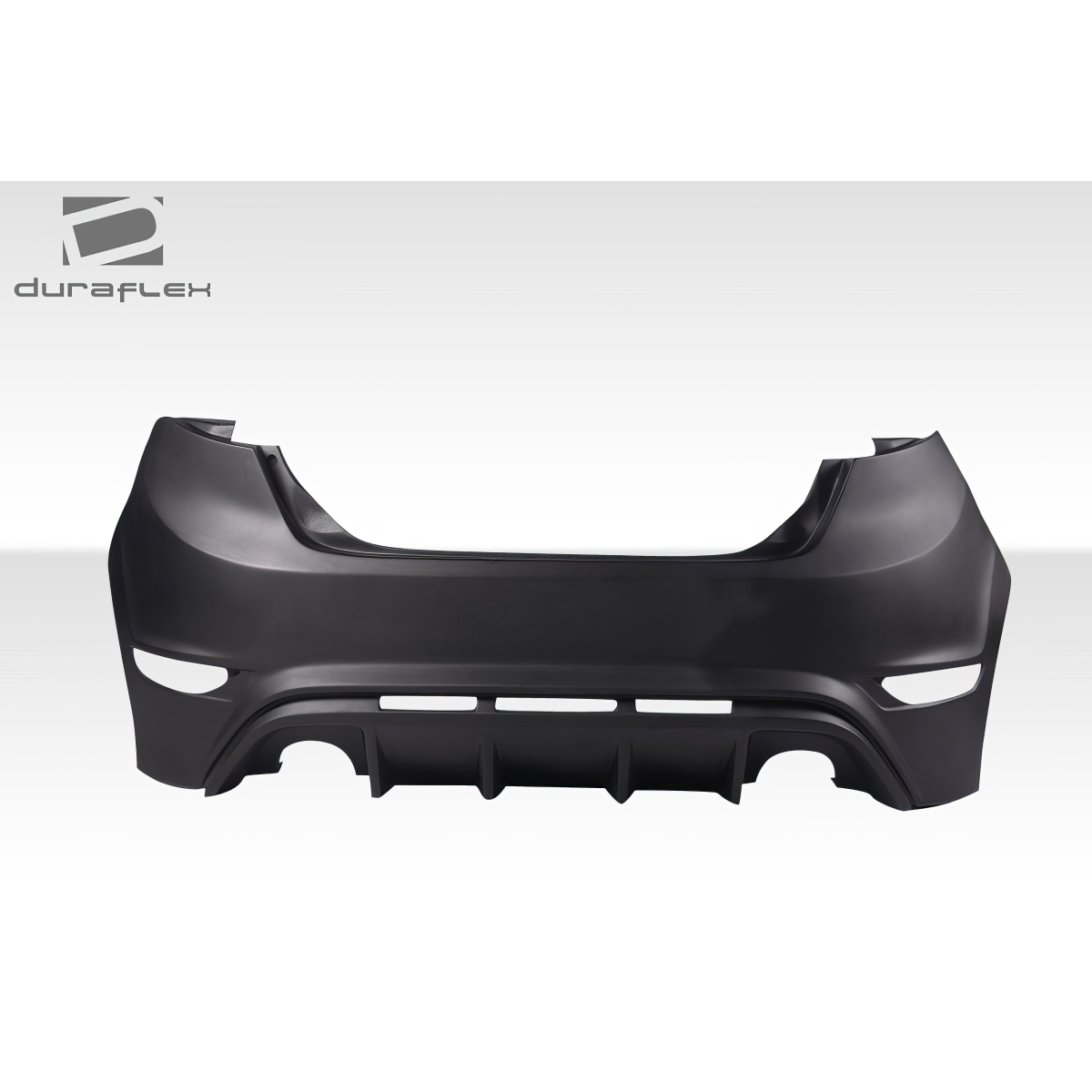 Modify your Ford Fiesta 2014 with our Exterior/Rear Bumpers or Lips - Side view of the rear bumper at a slight angle