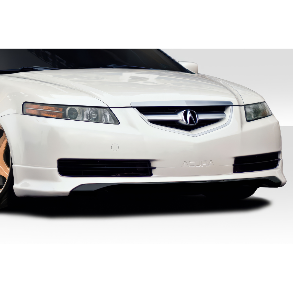 Modify your Acura TL 2004 with our Exterior/Front Bumpers or Lips - Front angle view of the Acura TL front lip