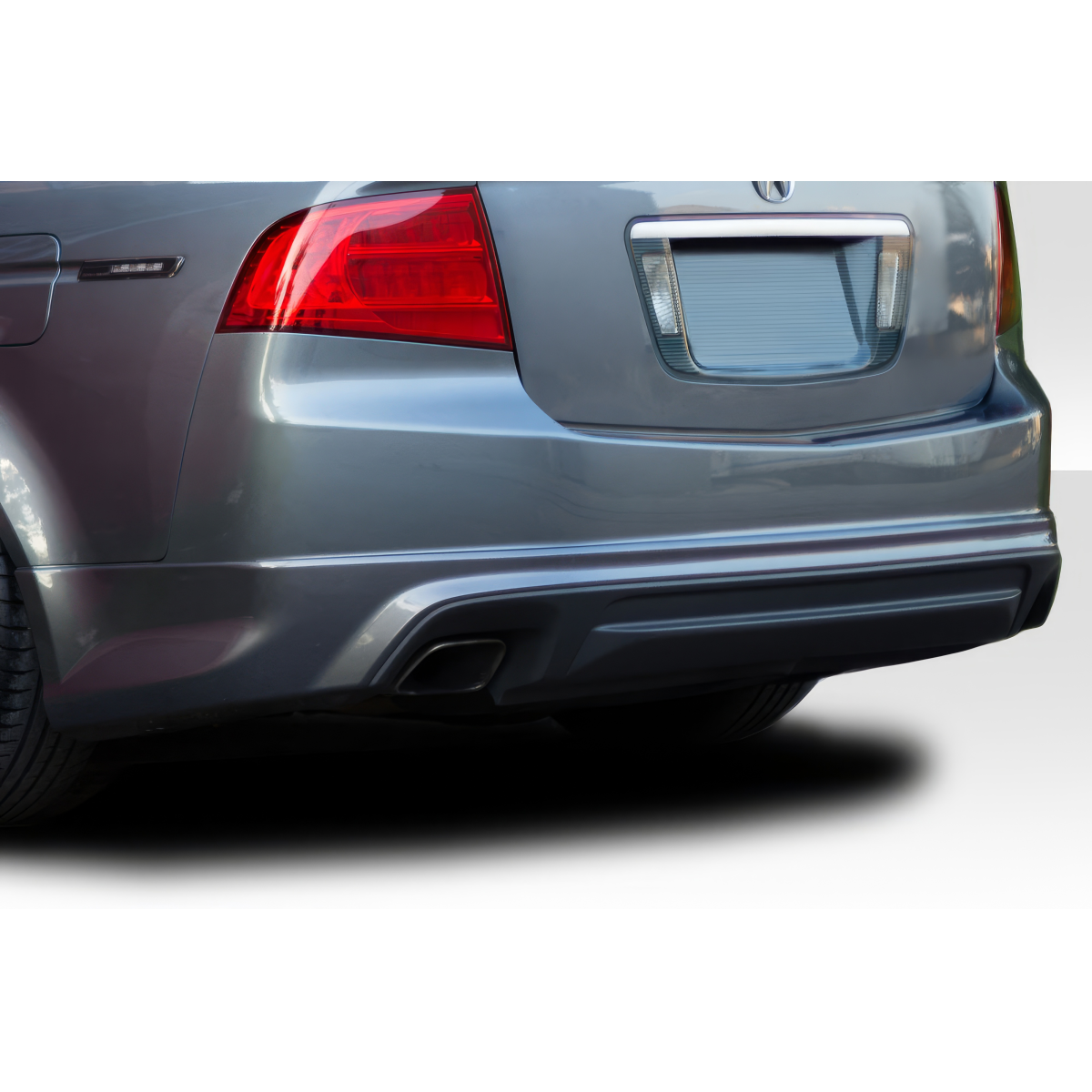 Modify your Acura TL 2004 with our Exterior/Rear Bumpers or Lips - Rear view angled from the right side of the vehicle