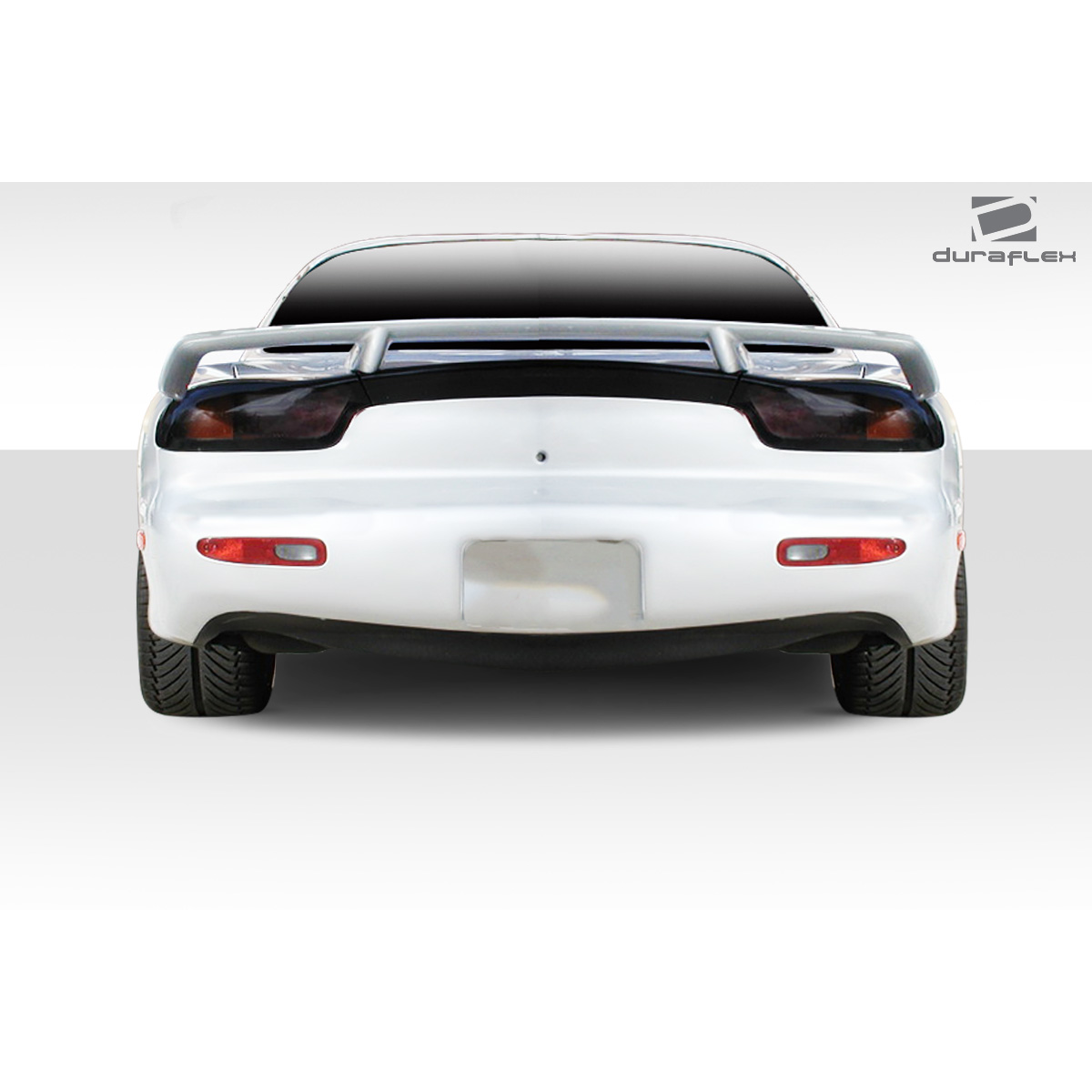 Modify your Mazda RX-7 1993 with our Exterior/Wings - Rear view of vehicle at a straight angle