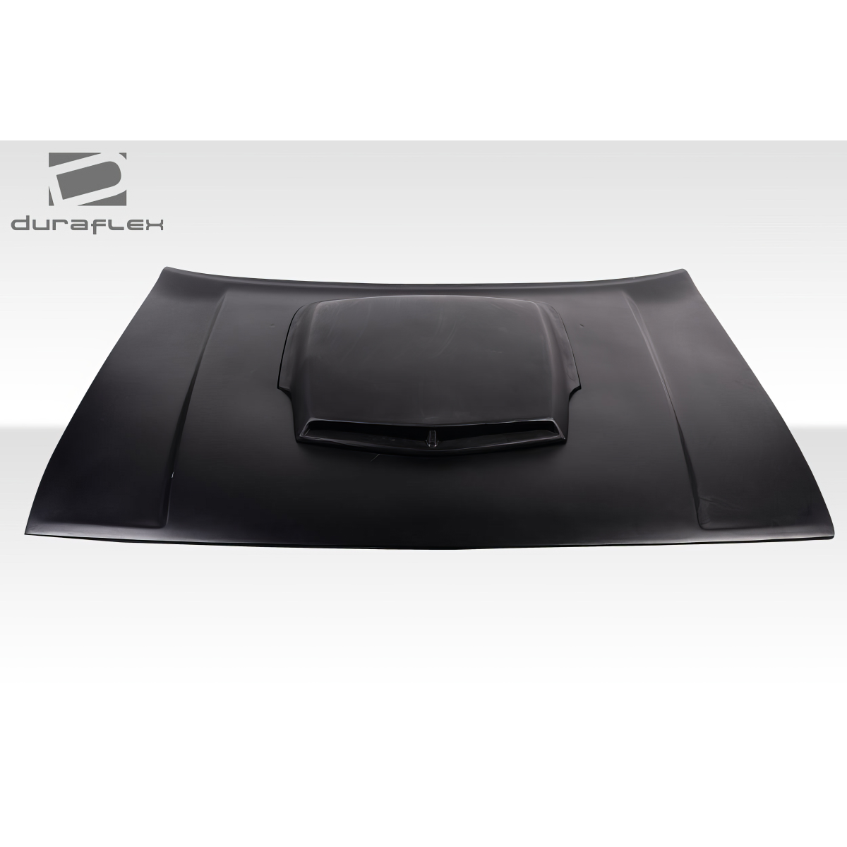 Modify your Dodge Challenger 2008 with our Exterior/Hoods - Top view of the hood at a flat angle