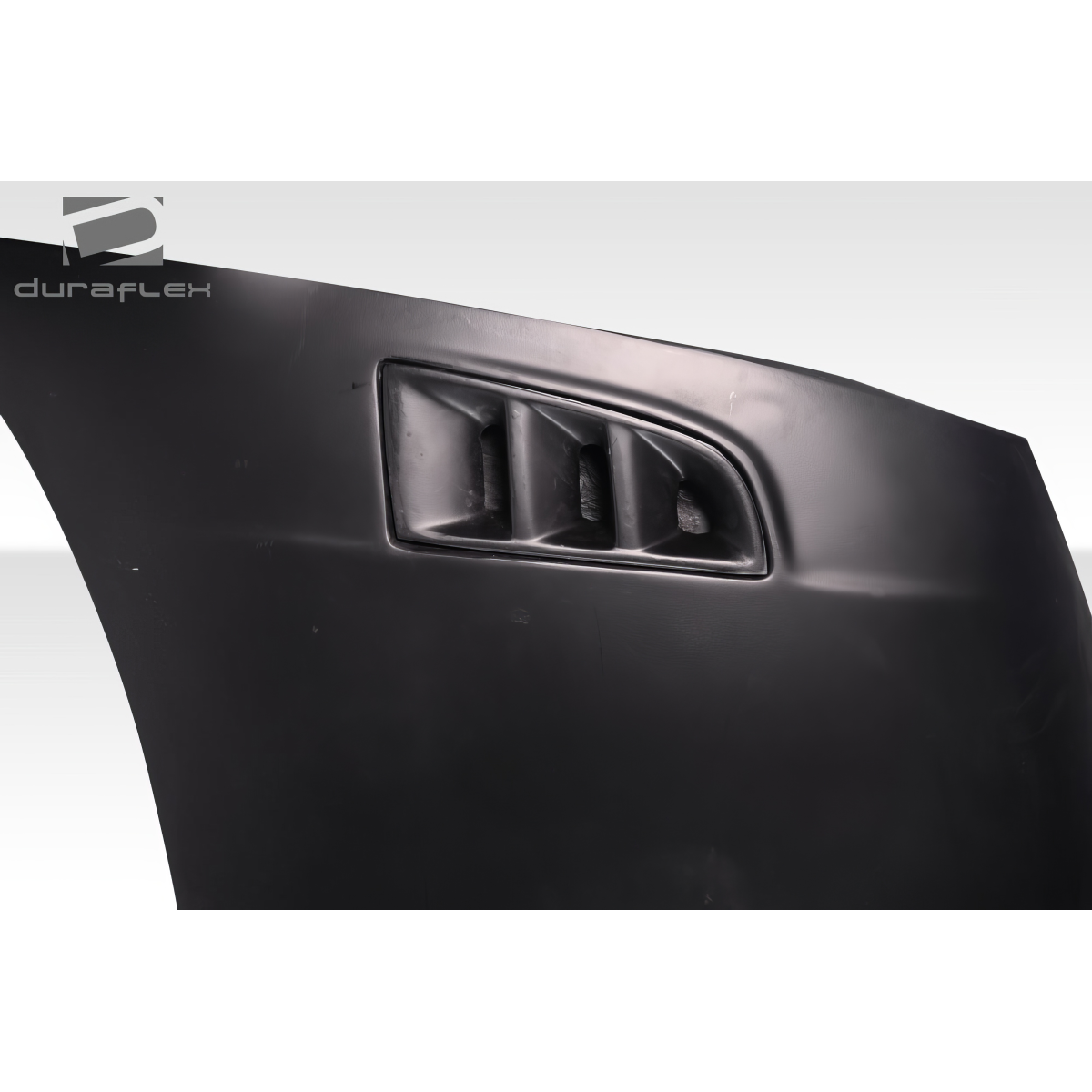 Modify your Honda Civic 2006 with our Exterior/Hoods - Viewed from the side at a slight angle