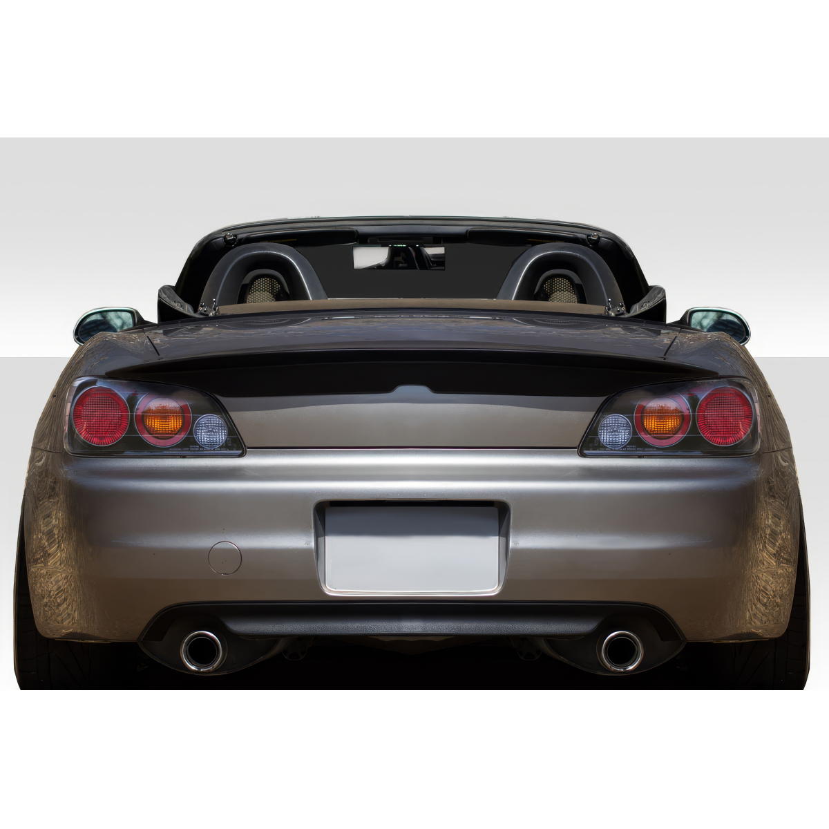 Modify your Honda S2000 2000 with our Exterior/Wings - Rear view of vehicle from straight angle