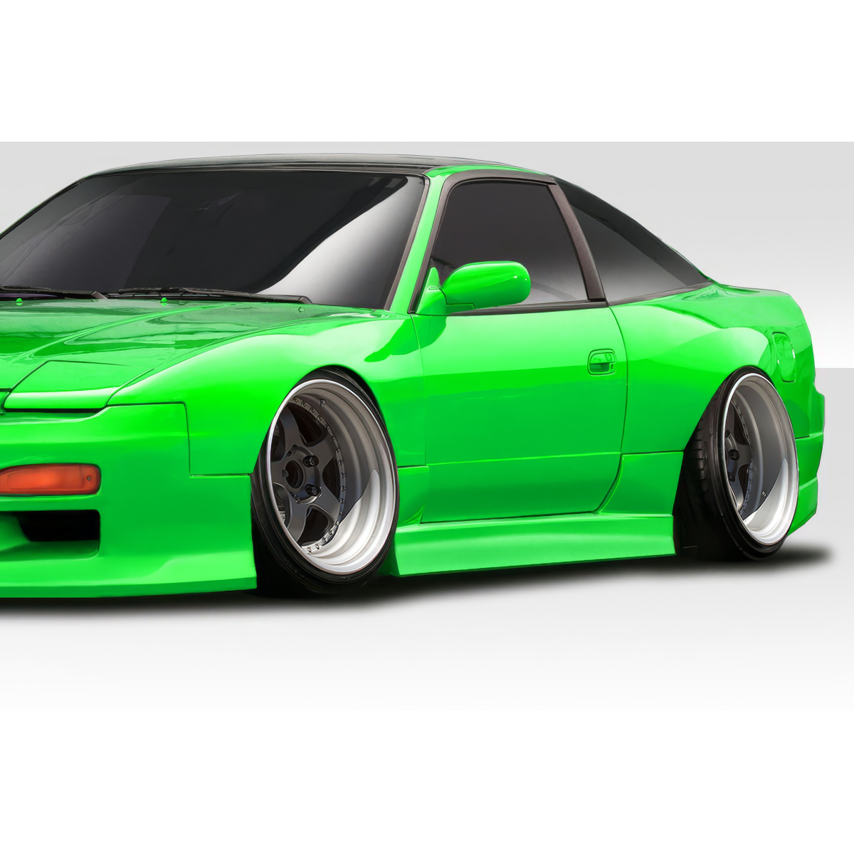 Modify your Nissan 240SX 1989 with our Exterior/Side Skirts - Front three quarter angle view of car