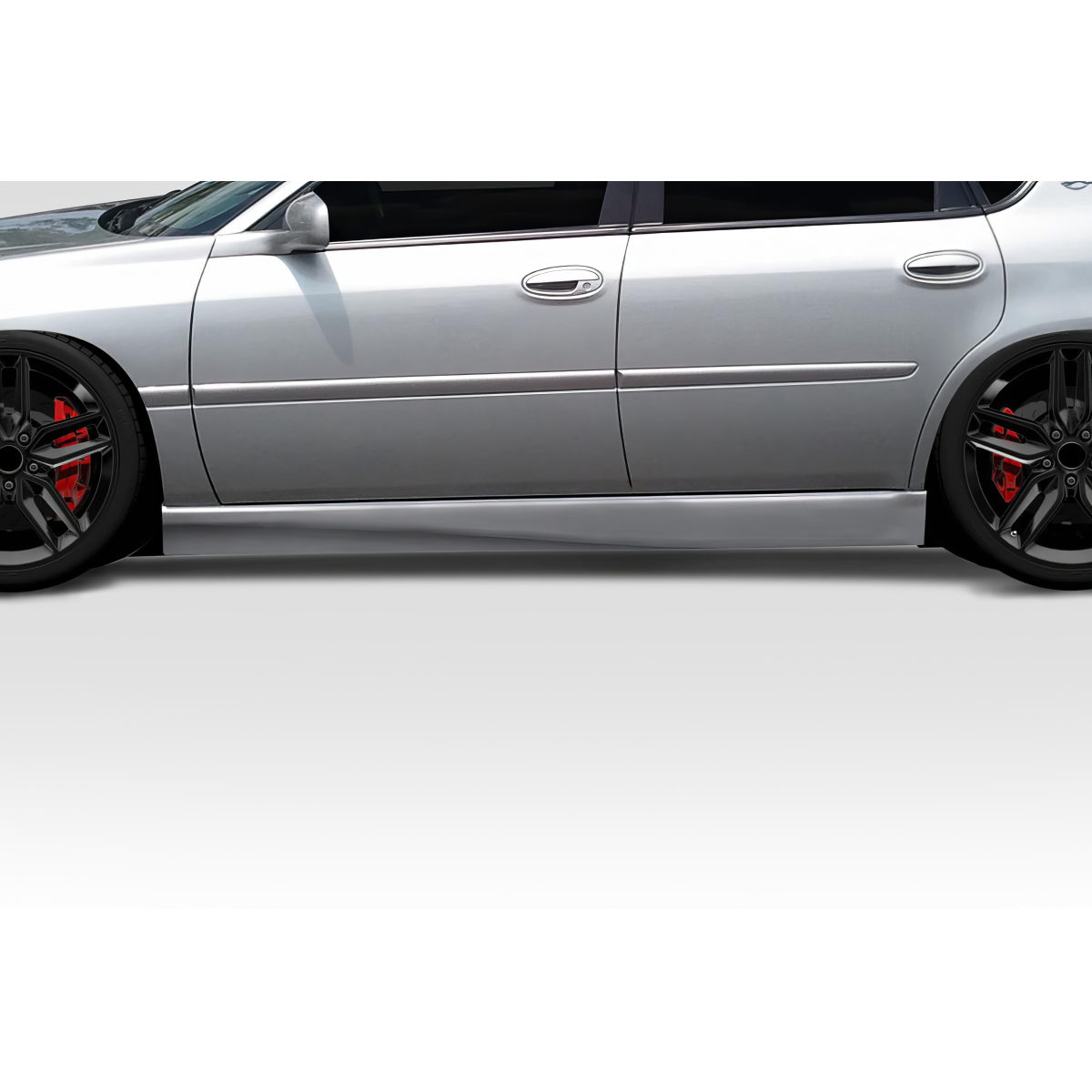 Modify your Chevrolet Impala 2000 with our Exterior/Side Skirts - Side view angle of a car part