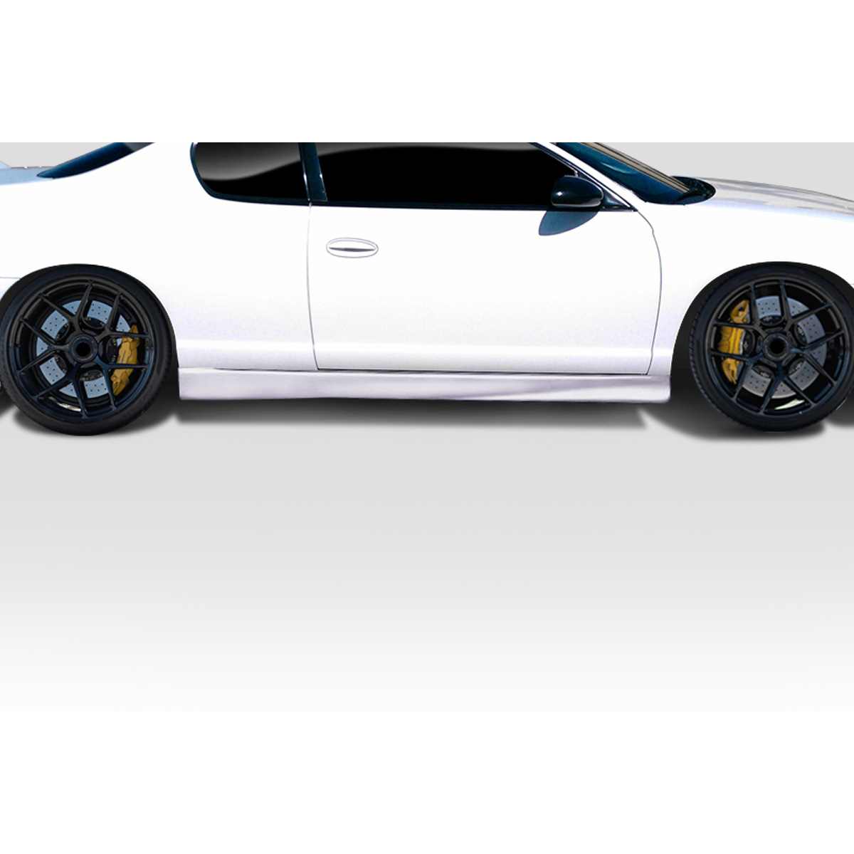 Modify your Chevrolet Monte Carlo 2000 with our Exterior/Side Skirts - Side angle of vehicle showcasing side skirts