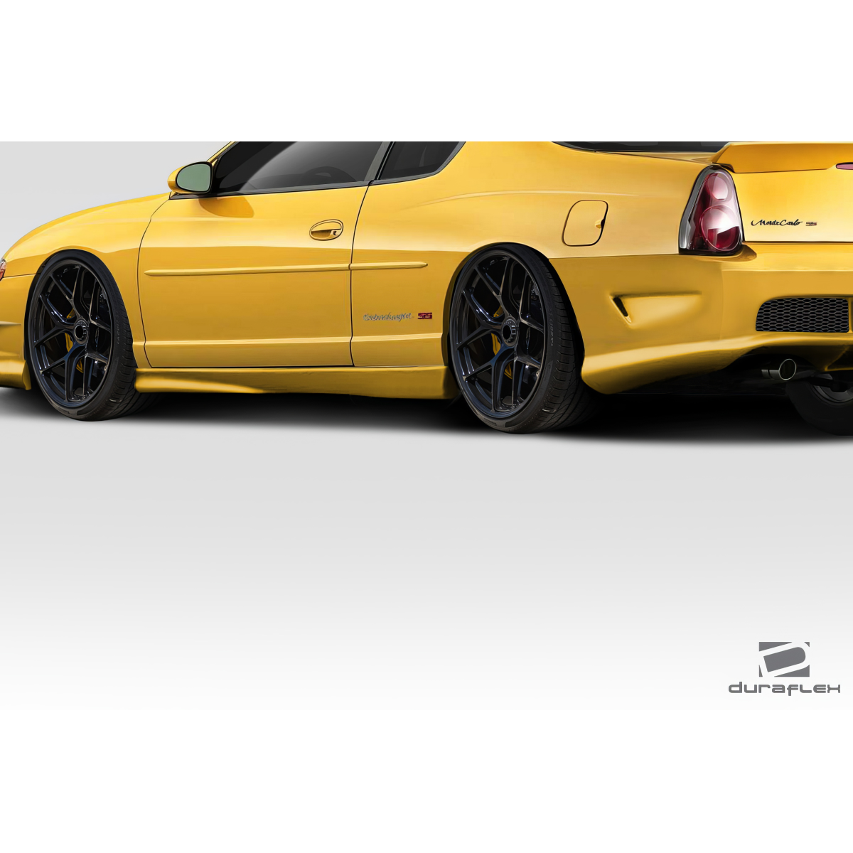 Modify your Chevrolet Monte Carlo 2000 with our Exterior/Side Skirts - Side angle showcasing vehicle's design and skirts