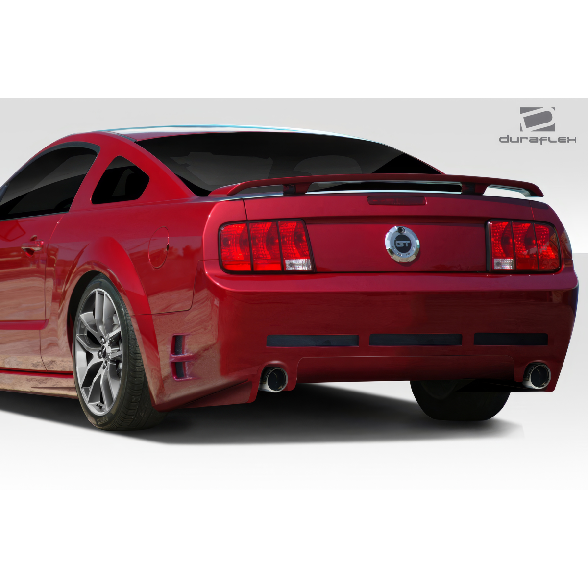 Modify your Ford Mustang 2005 with our Exterior/Complete Body Kits - Rear angled view of the Ford Mustang