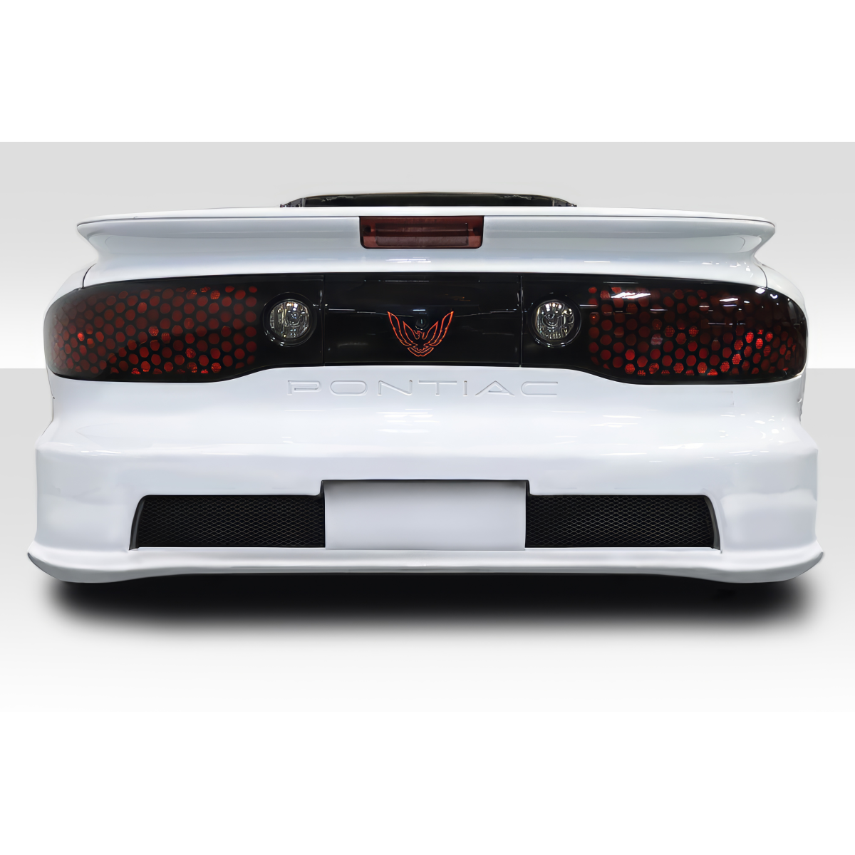 Modify your Pontiac Firebird 1998 with our Exterior/Complete Body Kits - Rear view at a straight angle