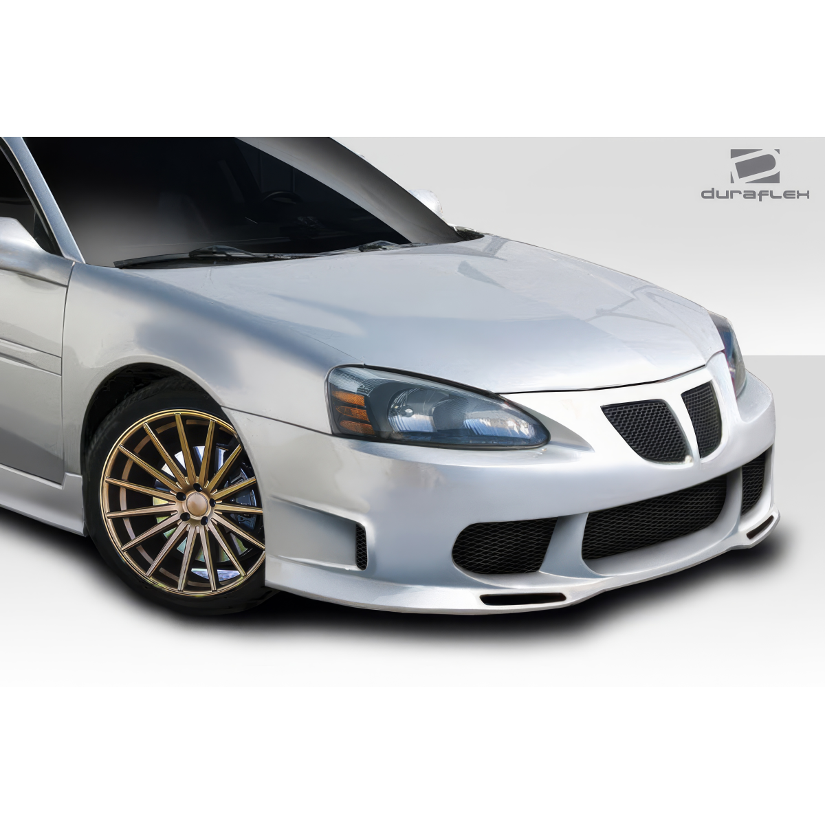 Modify your Pontiac Grand Prix 2004 with our Exterior/Front Bumpers or Lips - Front three quarter view angle of the vehicle