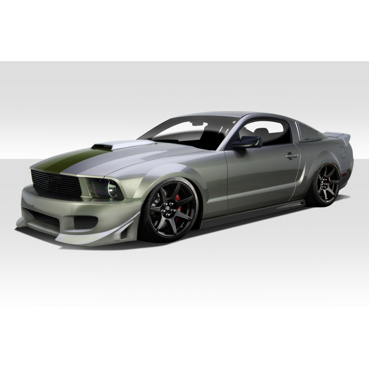 Modify your Ford Mustang 2005 with our Exterior/Complete Body Kits - Front three quarter angle of the vehicle