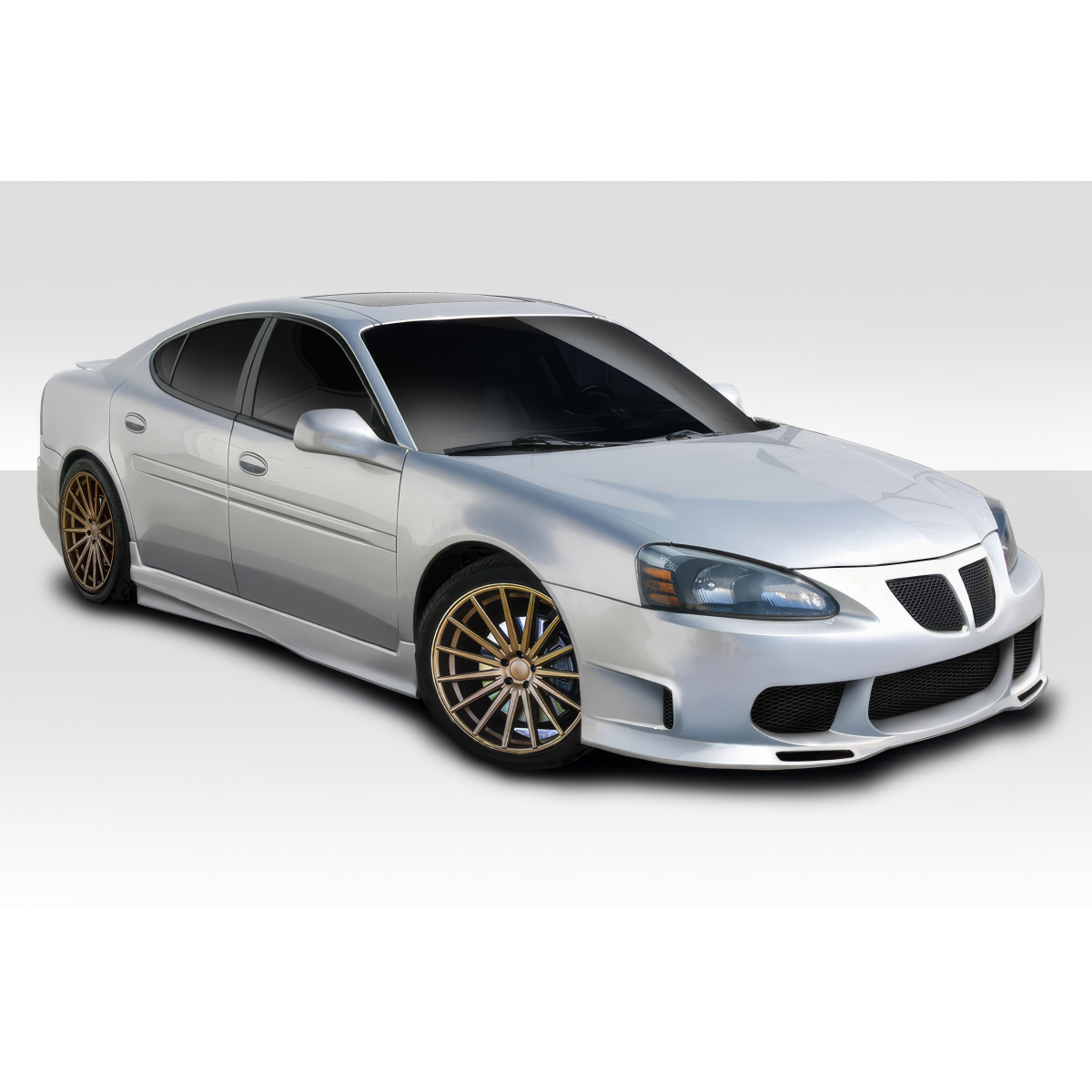 Modify your Pontiac Grand Prix 2004 with our Exterior/Complete Body Kits - Image shows a three quarter front view of a car