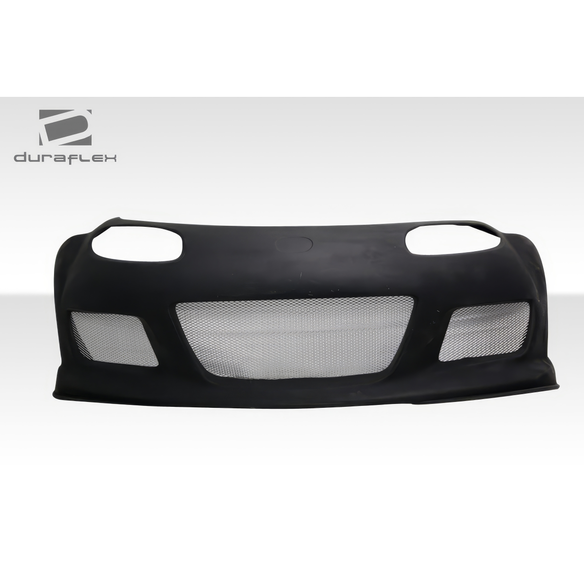 Modify your Mazda Miata 2006 with our Exterior/Front Bumpers or Lips - Front view of a bumper part at a zero angle