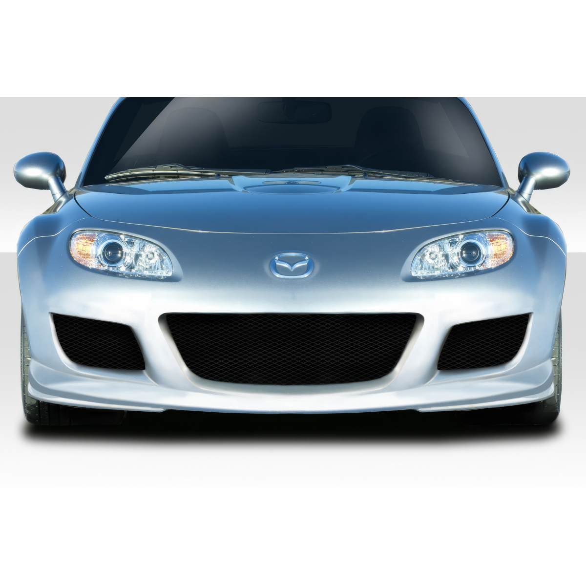 Modify your Mazda Miata 2006 with our Exterior/Front Bumpers or Lips - Front view of the Mazda Miata at a straight angle