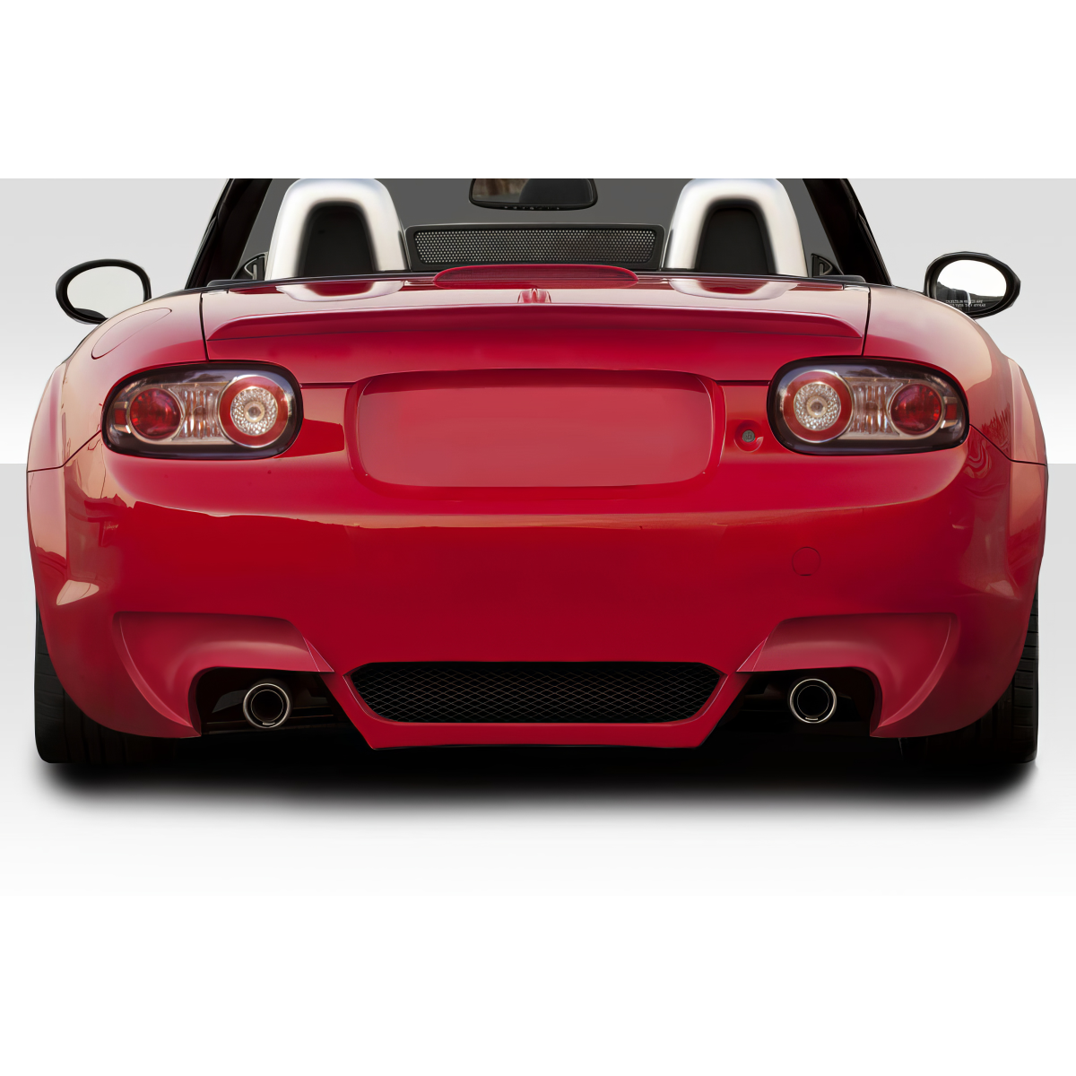 Modify your Mazda Miata 2006 with our Exterior/Rear Bumpers or Lips - Rear view angle of the vehicle