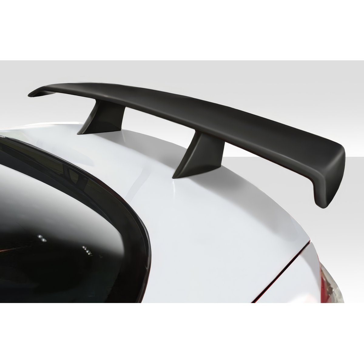 Modify your Mazda RX-8 2004 with our Exterior/Wings - Rear view showing the spoiler at a high angle