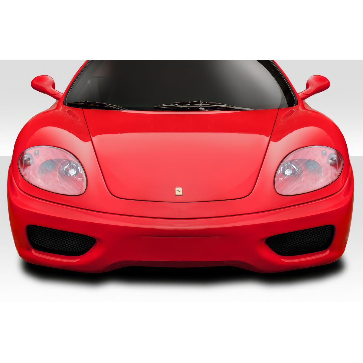 Modify your Ferrari 360 1999 with our Exterior/Front Bumpers or Lips - Front view of vehicle at eye level angle