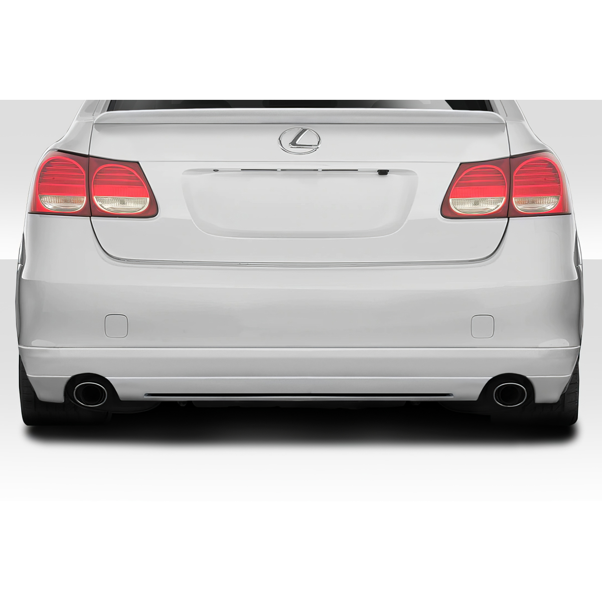 Modify your Lexus GS300 2006 with our Exterior/Rear Bumpers or Lips - Rear view showing the rear bumper at a straight angle