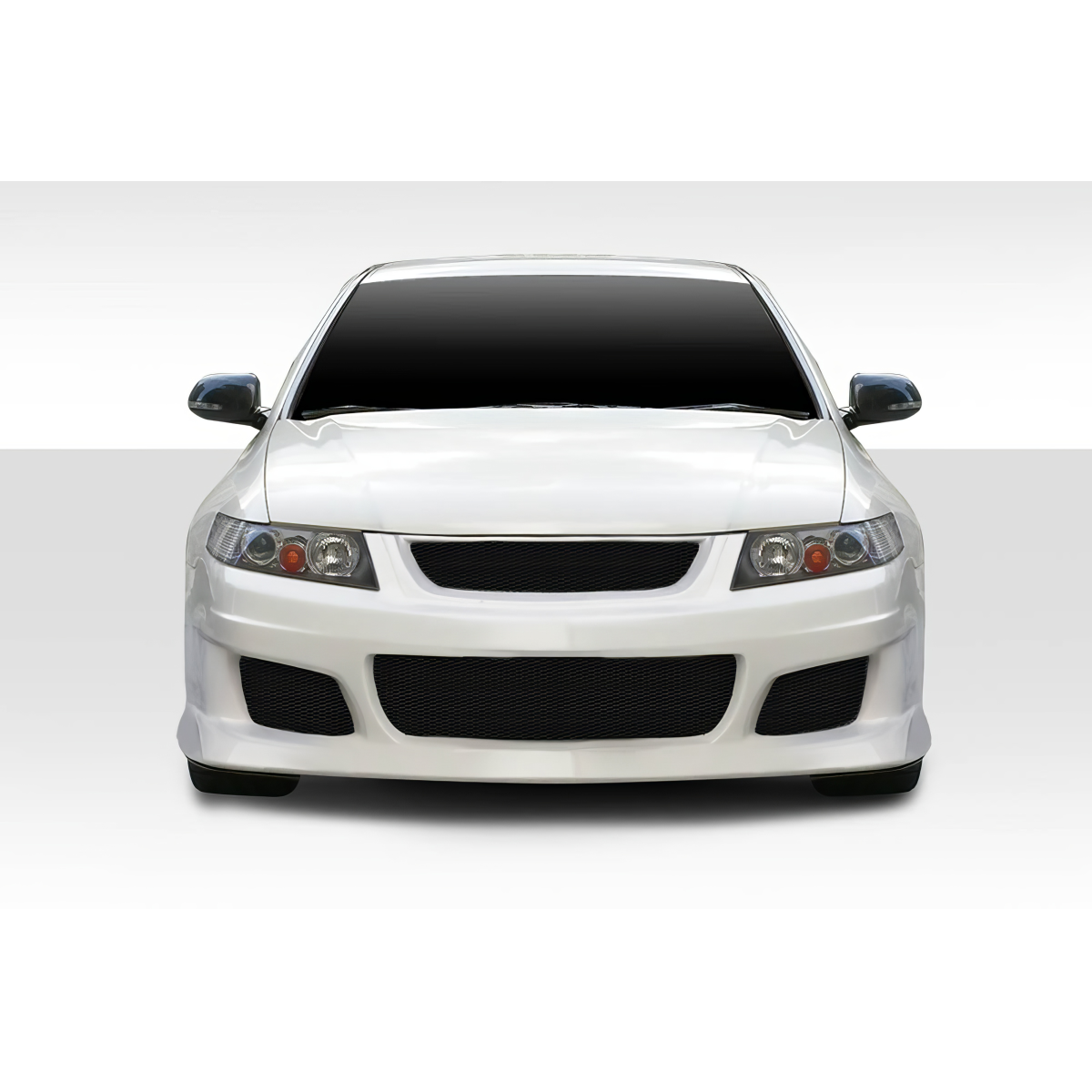 Modify your Acura TSX 2004 with our Exterior/Front Bumpers or Lips - Front view of an Acura TSX bumper part