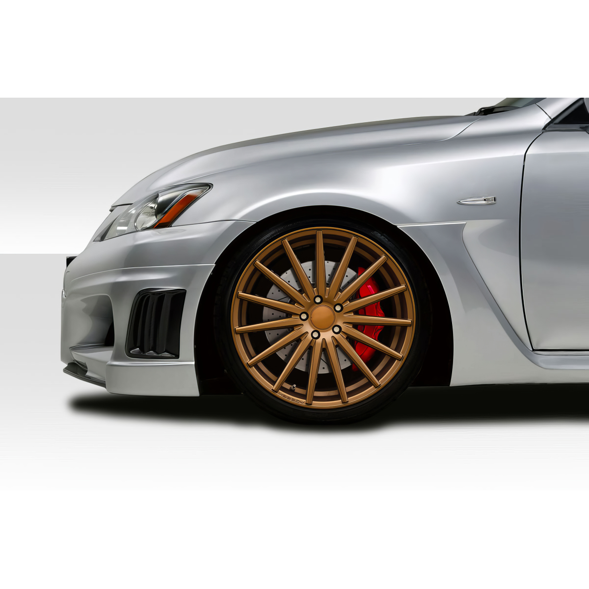 Modify your Lexus IS F 2008 with our Exterior/Fenders - Angle shows front left side of vehicle