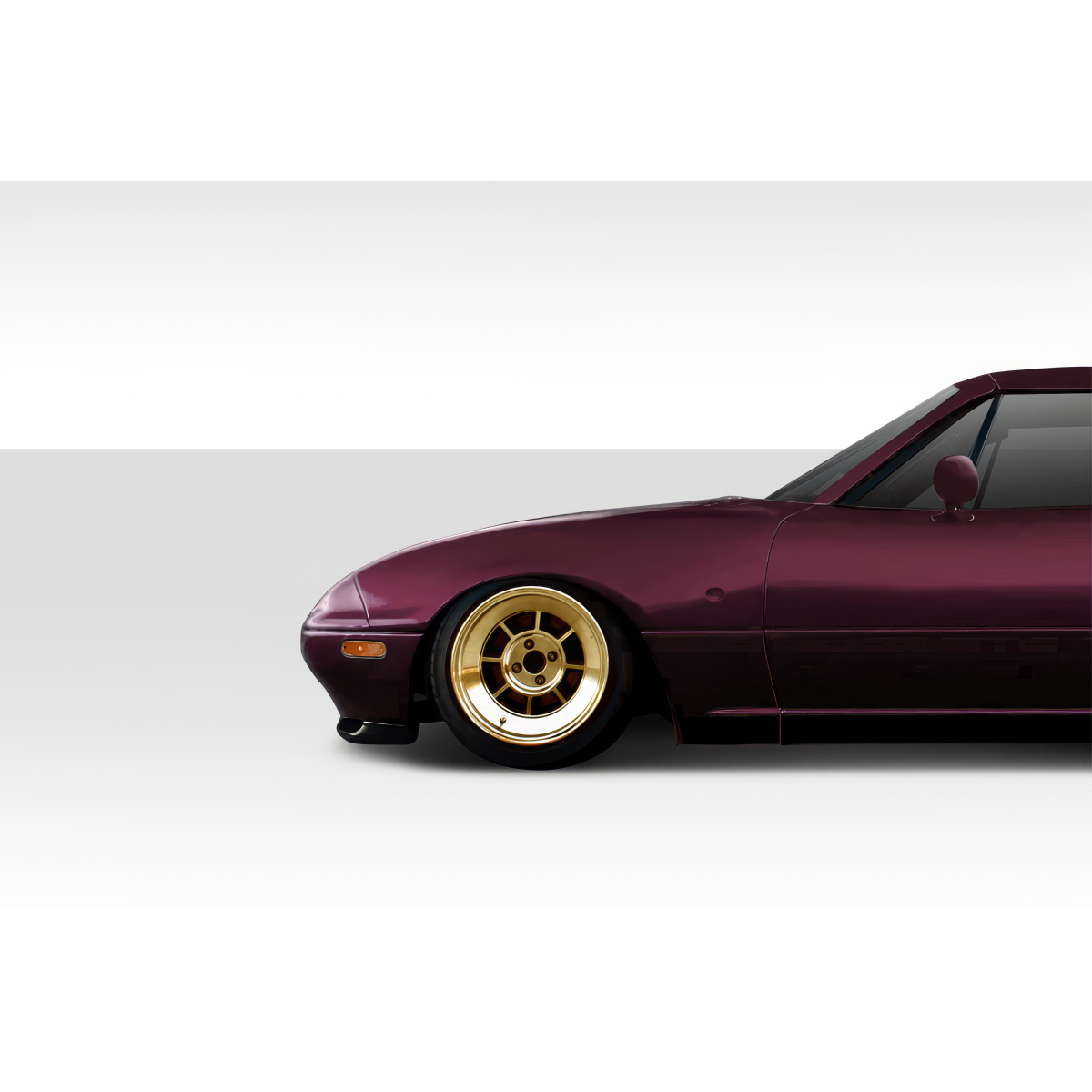 Modify your Mazda Miata 1990 with our Exterior/Fenders - Side angle view of modified Mazda Miata