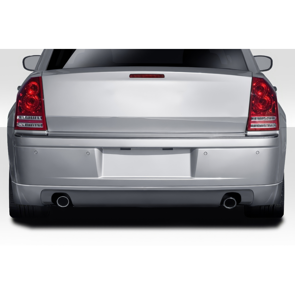 Modify your Chrysler 300 2005 with our Exterior/Rear Bumpers or Lips - Rear view of vehicle at eye level angle