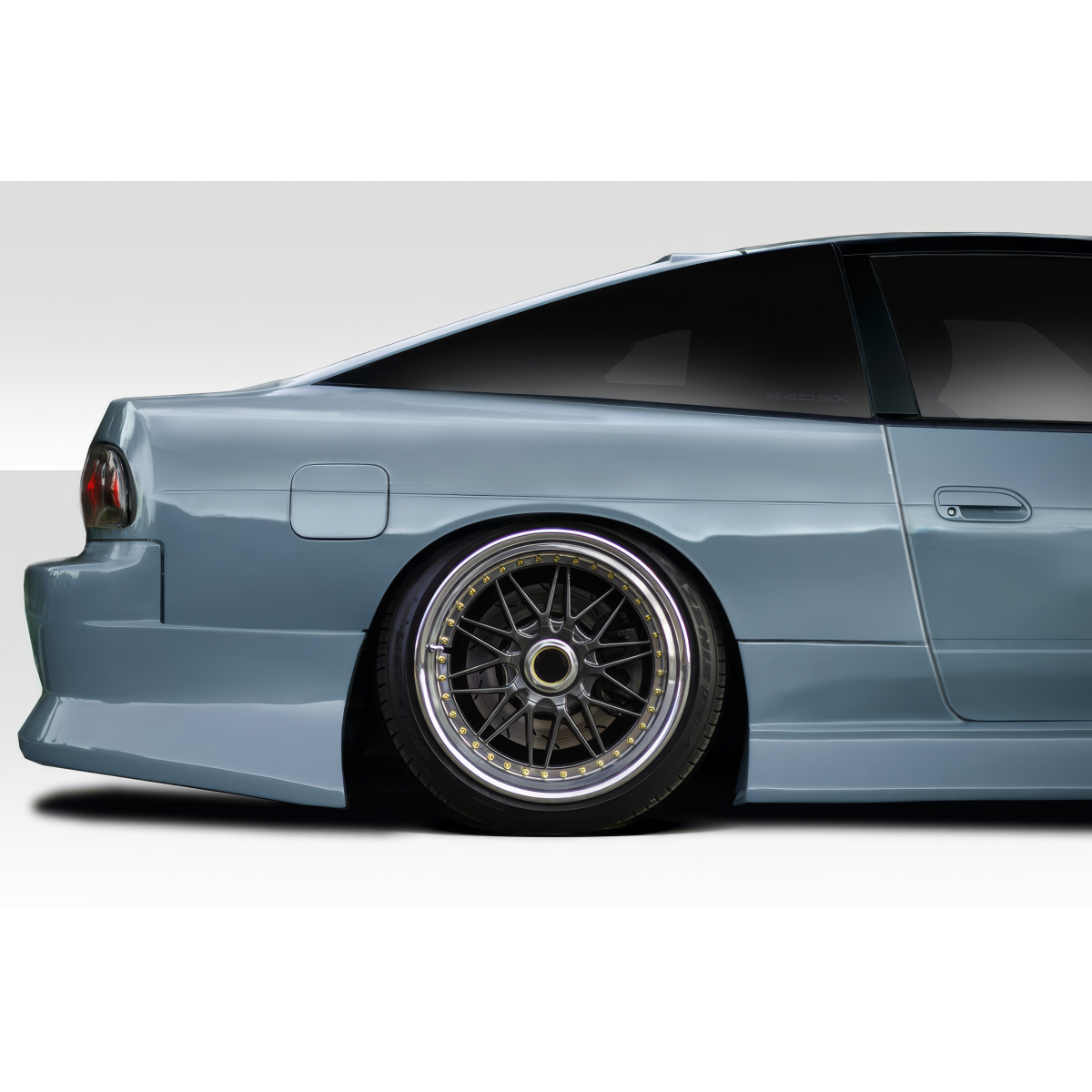 Modify your Nissan 240SX 1989 with our Exterior/Fenders - Part is viewed from a high side angle