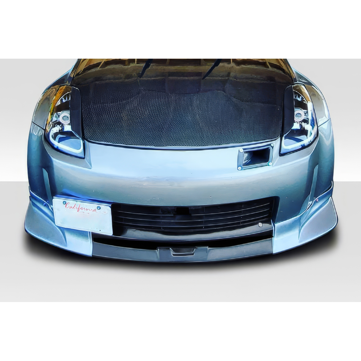 Modify your Nissan 350Z 2003 with our Exterior/Front Bumpers or Lips - Front view of Nissan 350Z showing front lip part