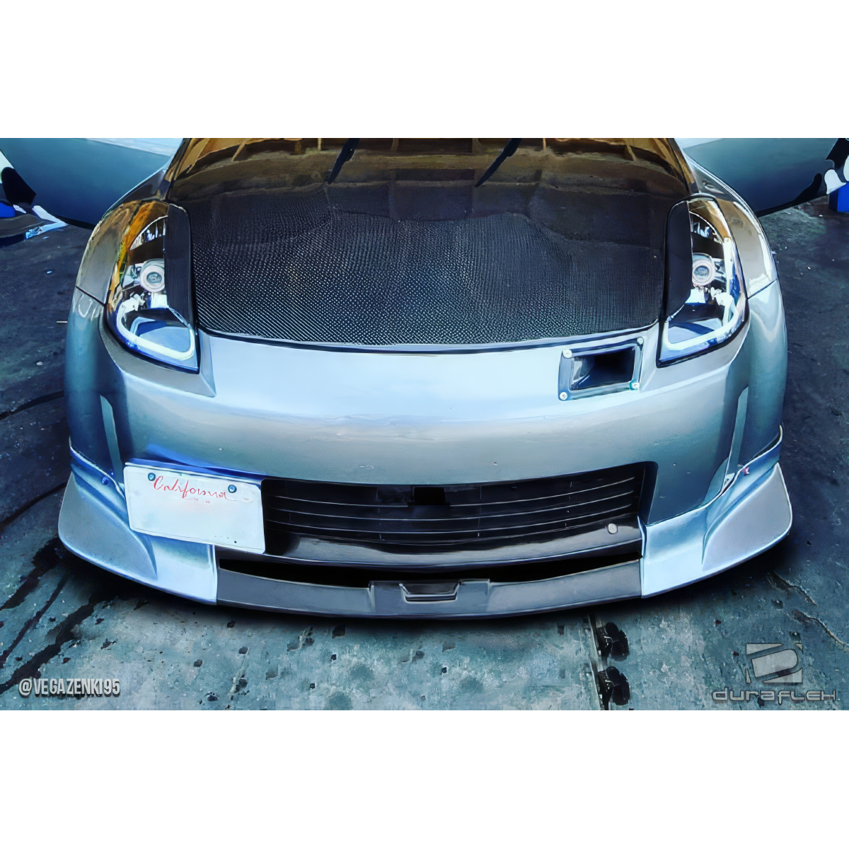 Modify your Nissan 350Z 2003 with our Exterior/Front Bumpers or Lips - Front view slight low angle of vehicle part