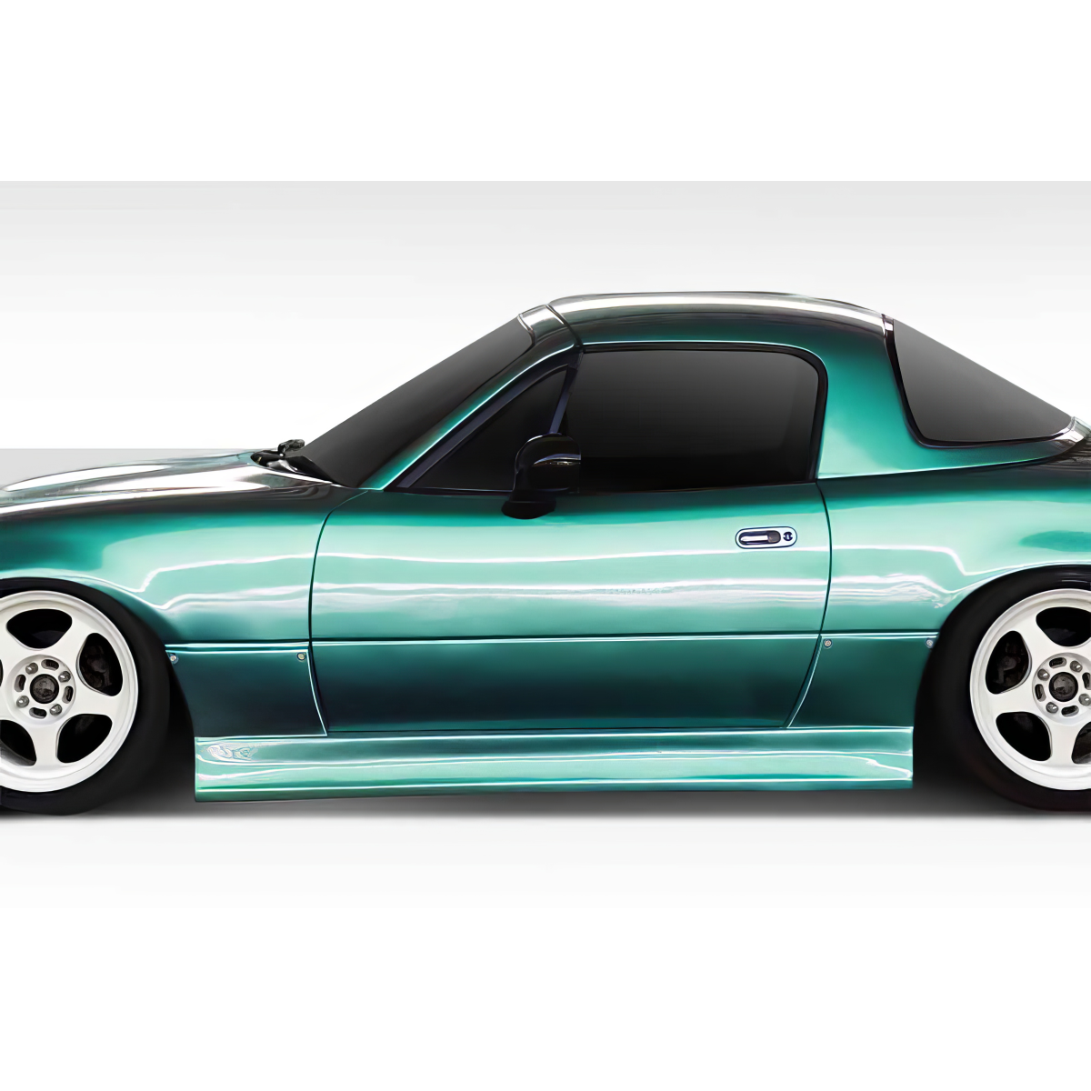 Modify your Mazda Miata 1990 with our Exterior/Side Skirts - Side view of the Mazda Miata 1990-1997 model