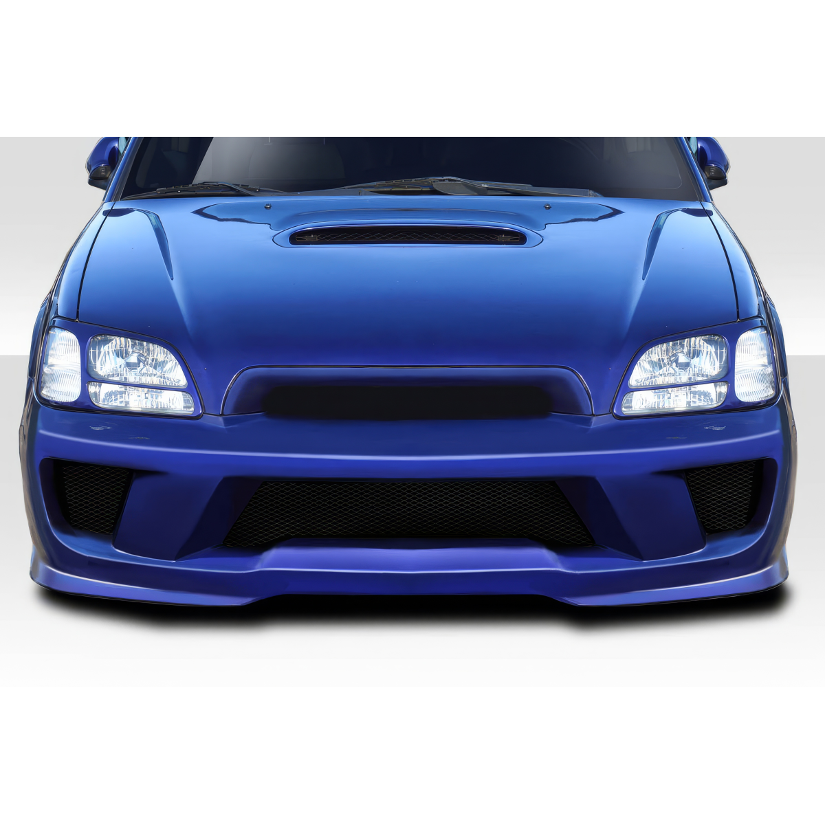 Modify your Subaru Legacy 2000 with our Exterior/Front Bumpers or Lips - Front view of vehicle part at eye level angle