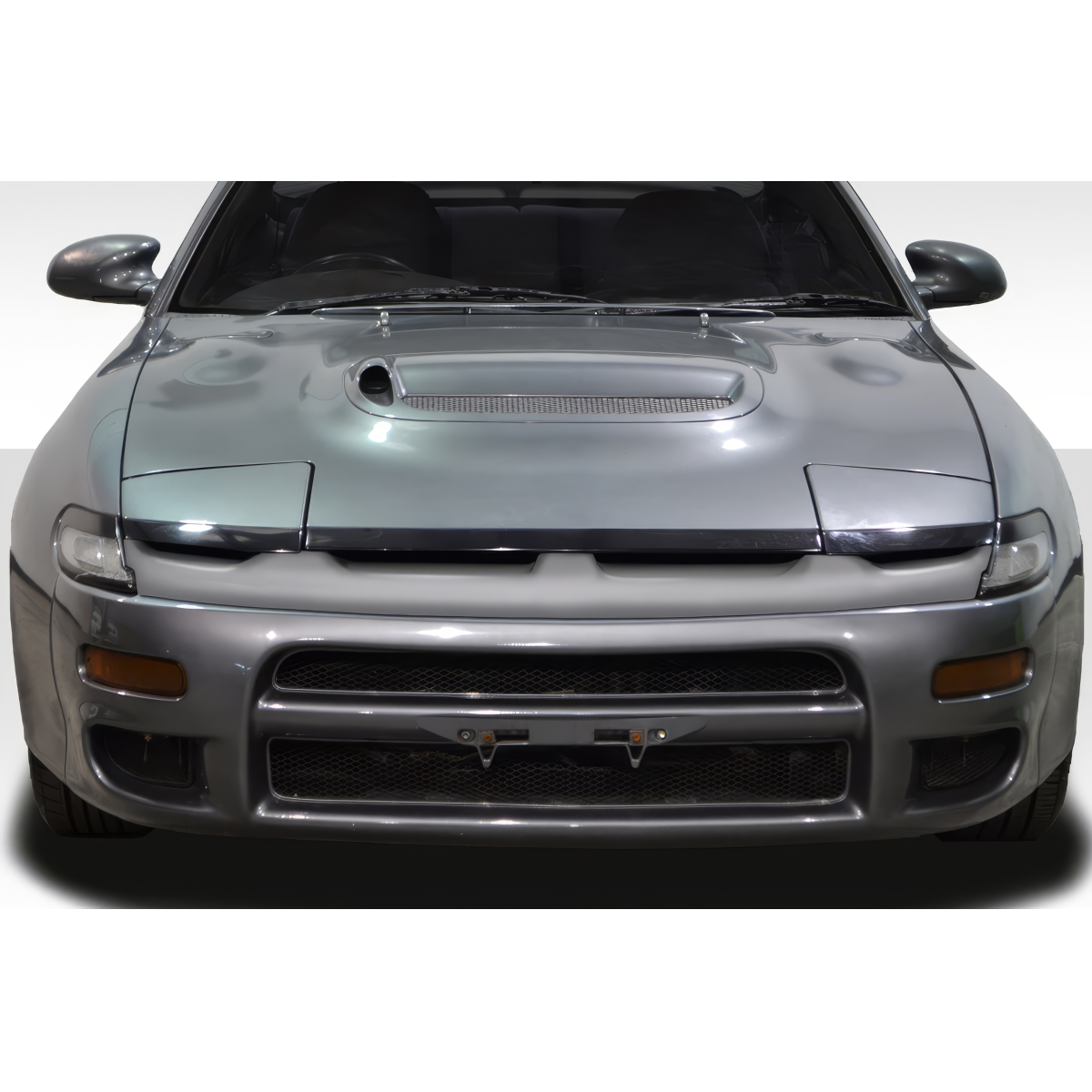 Modify your Toyota Celica 1990 with our Exterior/Grilles - Front view of a car grille at zero degrees angle