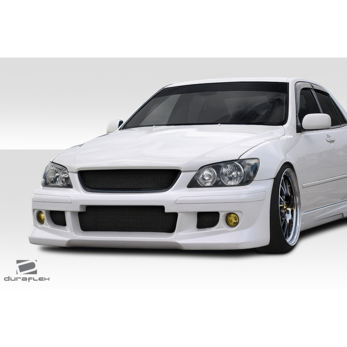 Modify your Lexus IS Series 2000 with our Exterior/Front Bumpers or Lips - Front angle view of a modified bumper