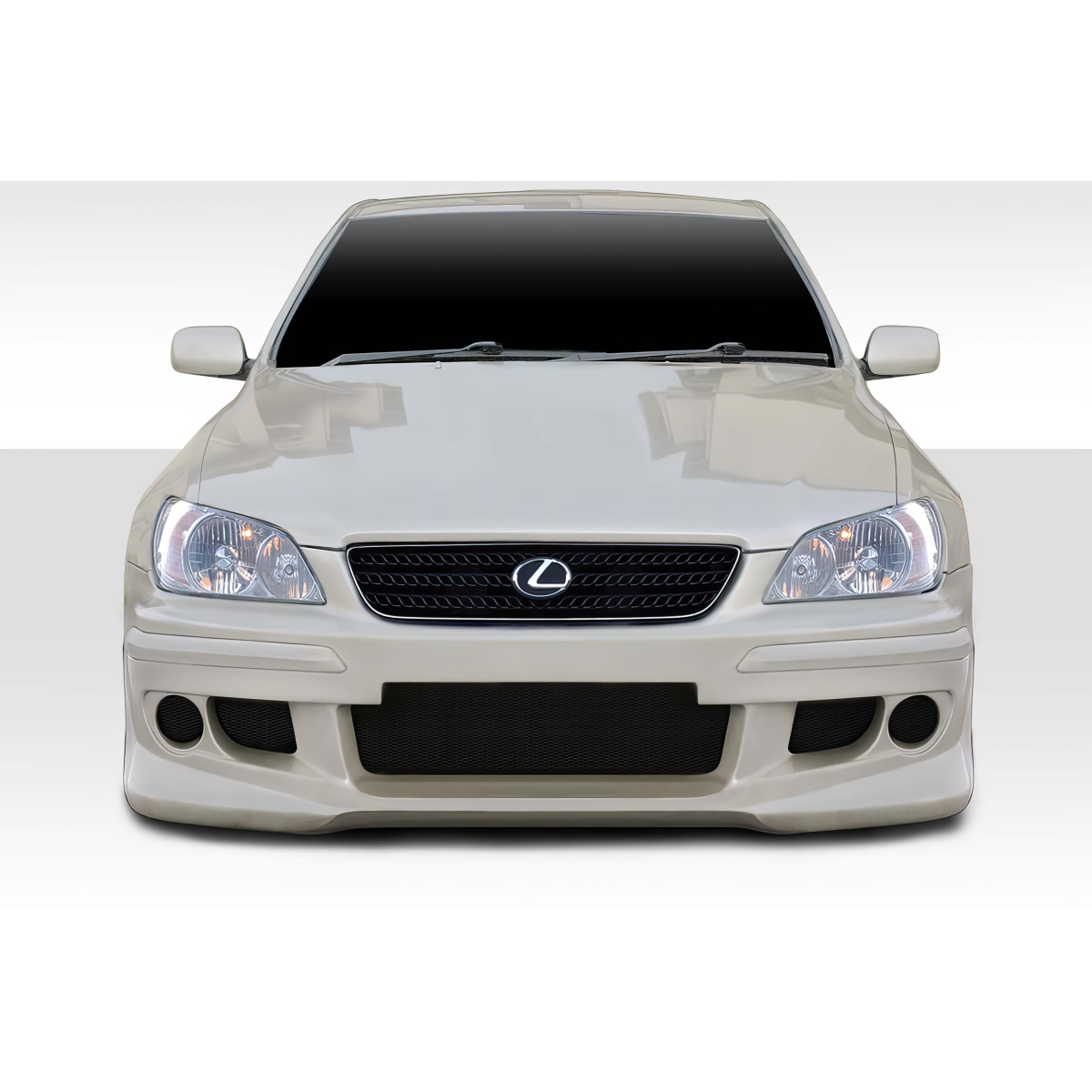 Modify your Lexus IS Series 2000 with our Exterior/Front Bumpers or Lips - Front view of Lexus IS300 at straight angle