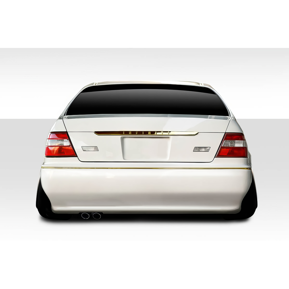 Modify your Infiniti J 1997 with our Exterior/Rear Bumpers or Lips - Rear view of vehicle at eye level perspective