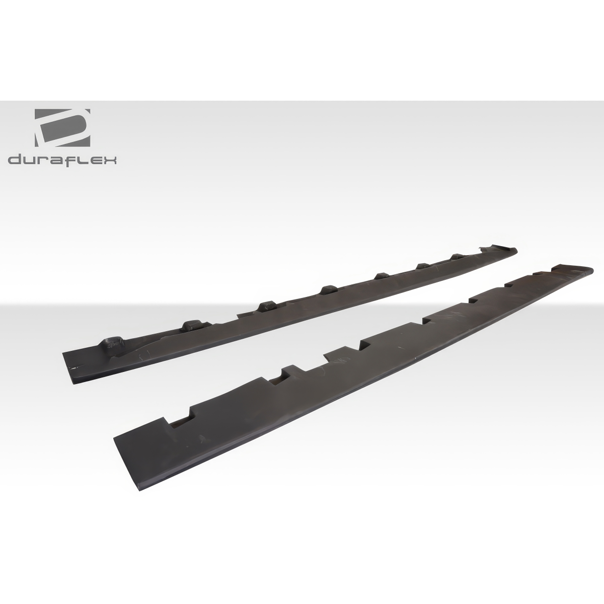 Modify your Ford Mustang 2015 with our Exterior/Side Skirts - Part viewed from a slight angle above and side