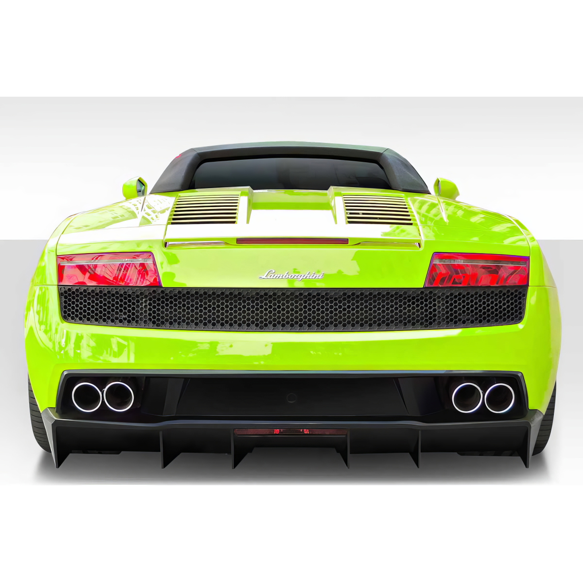 Modify your Lamborghini Gallardo 2009 with our Exterior/Diffusers - Rear view from a straight angle