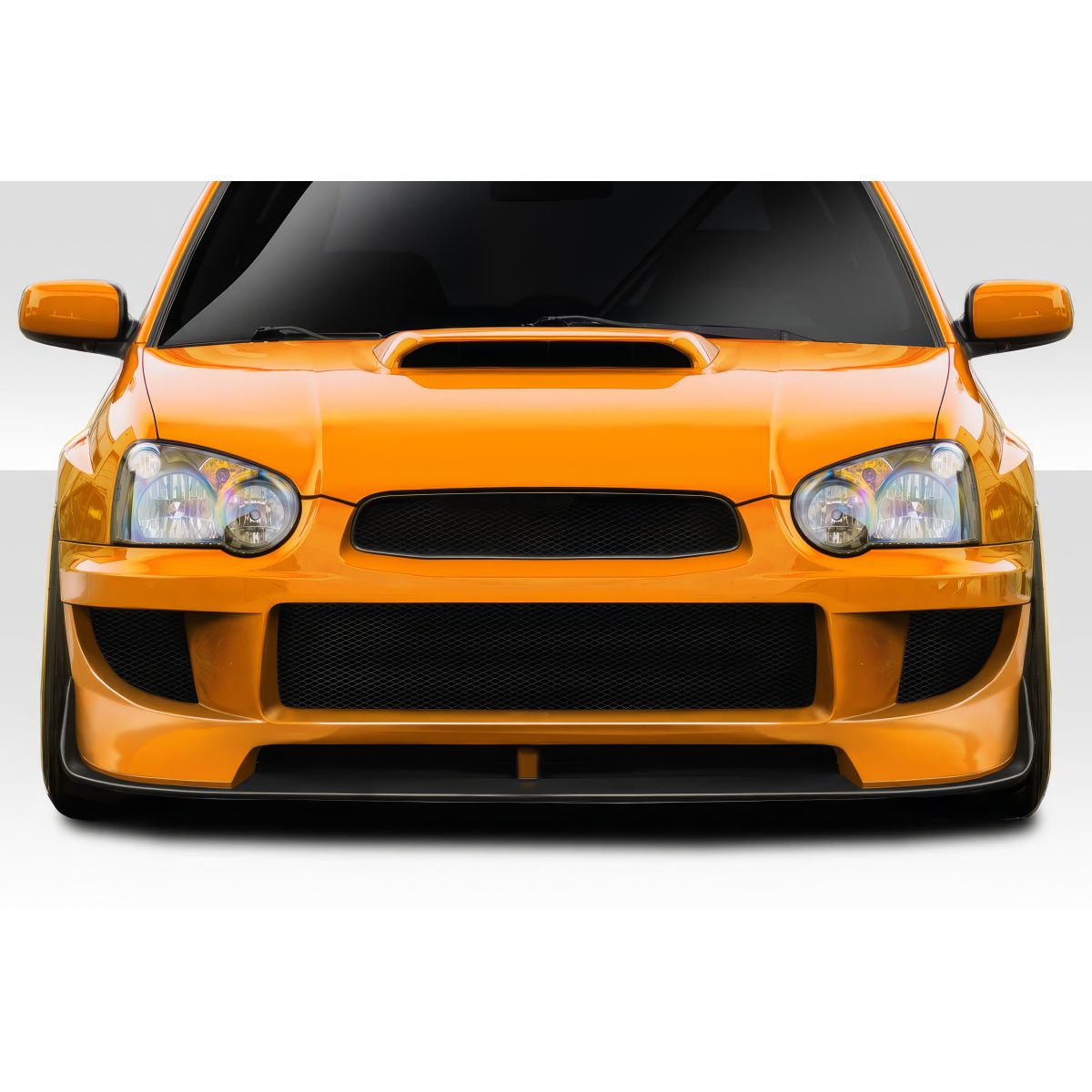 Modify your Subaru Impreza 2004 with our Exterior/Front Bumpers or Lips - Front angle view of the vehicle